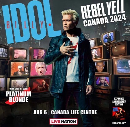 Billy Idol: Rebel Yell Concert in Winnipeg 
