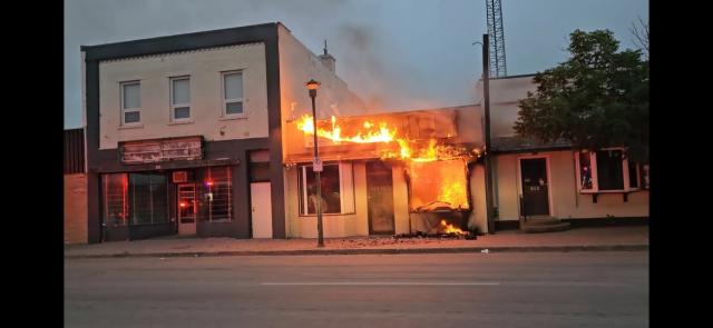 Fire damages Swan River's CJ 104 