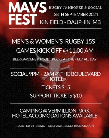 Mavericks Rugby Jamboree & Social