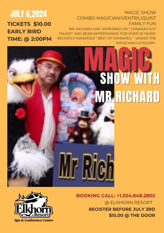 Magic Show with Mr. Richard at Elkhorn Resort