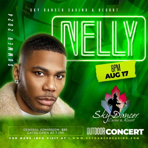 Nelly in Concert at Sky Dancer Casino & Resort