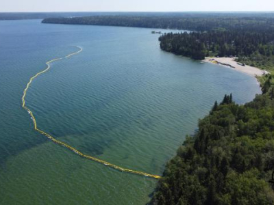 Barrier Installed In Clear Lake