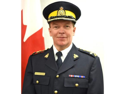 Ceremony for new top cop in MB