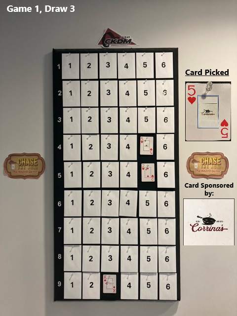 TUESDAY JULY 15TH - Game 1, Draw 3