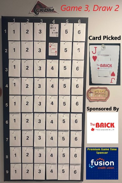 Monday, August 24th, Game 3 - Draw 2