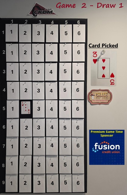 Monday, July 27th: Game 2 - Draw 1