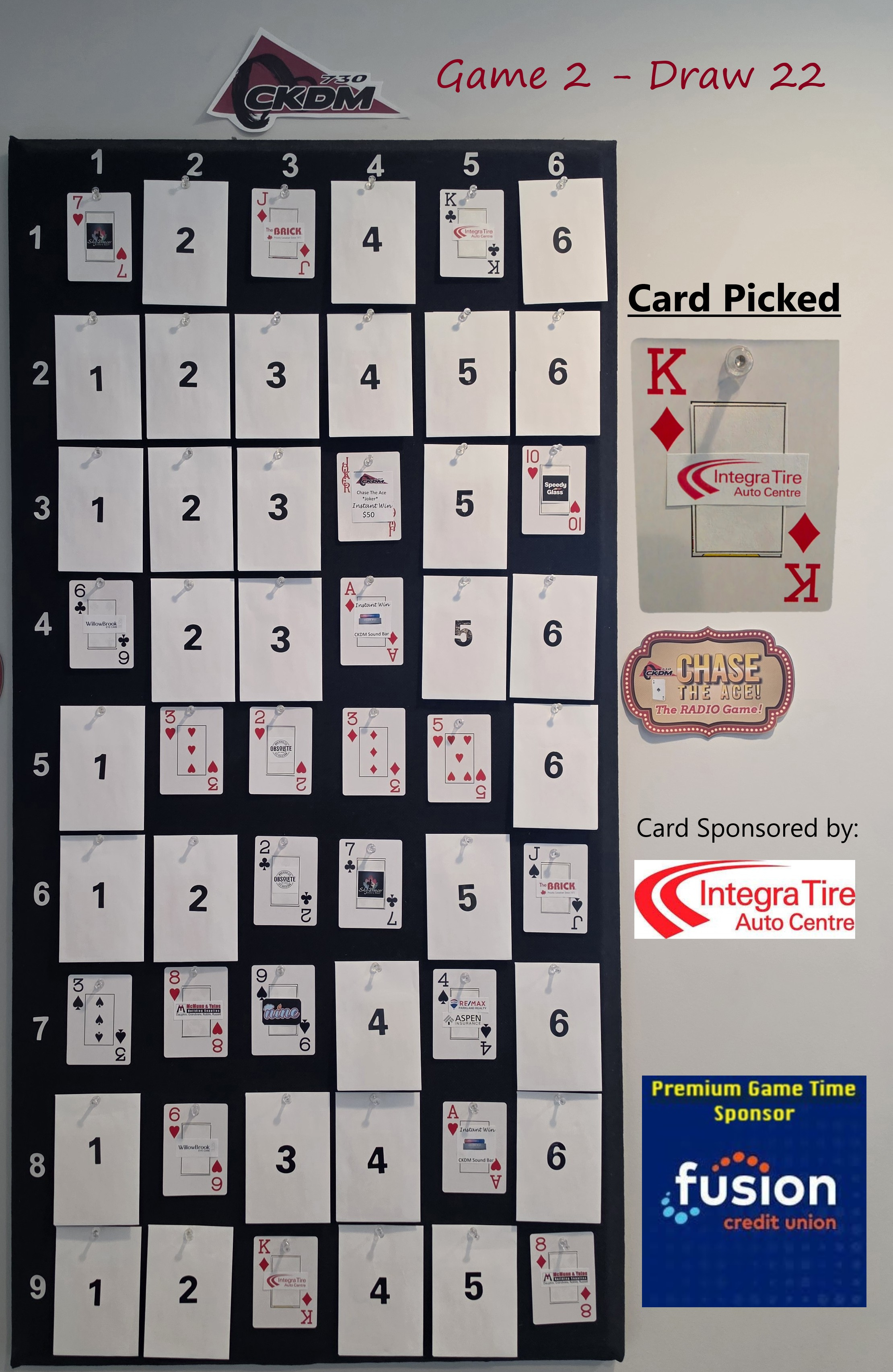 Tuesday, August 11th: Game 2 - Draw 22