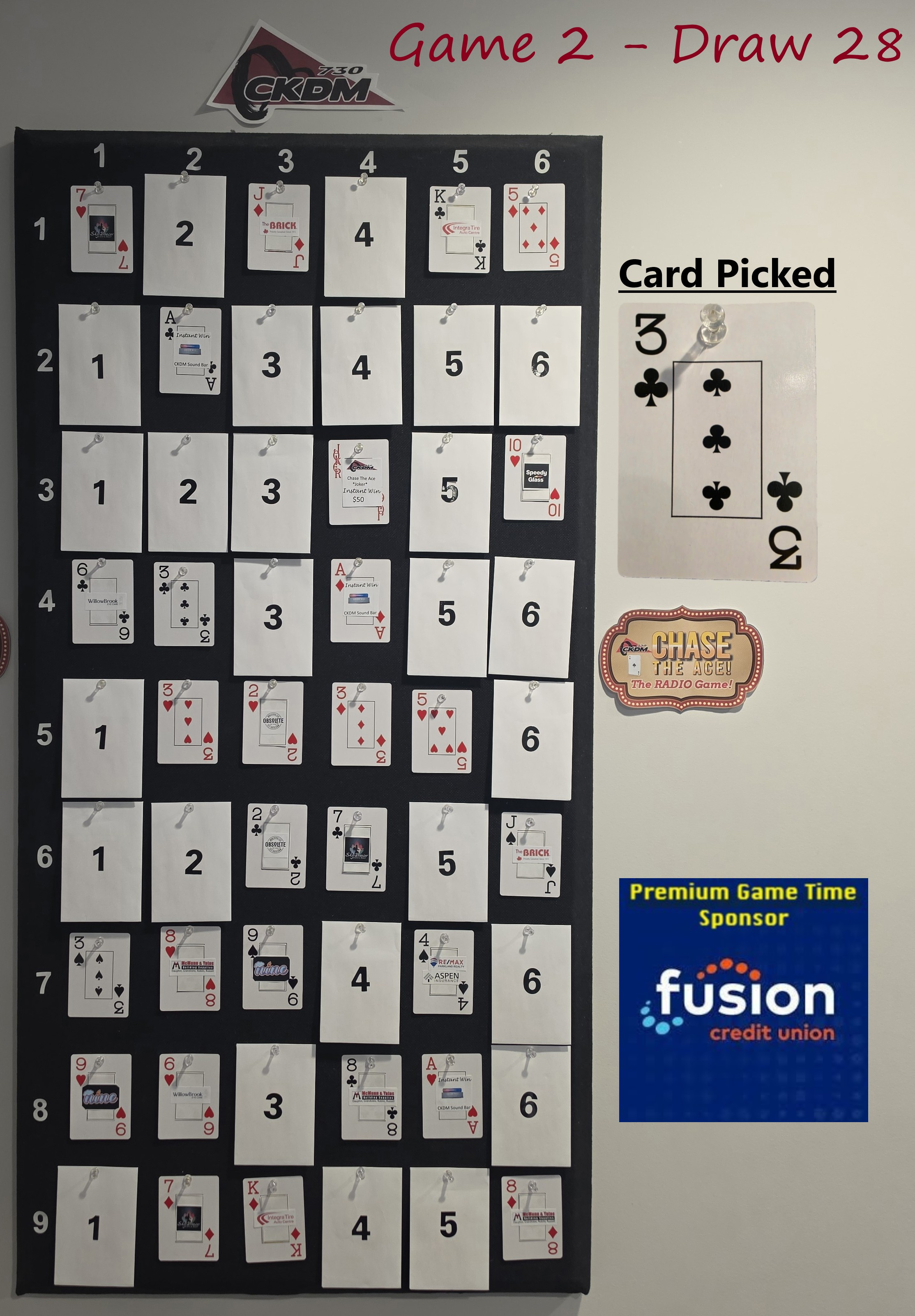 Friday, August 14th: Game 2 - Draw 28