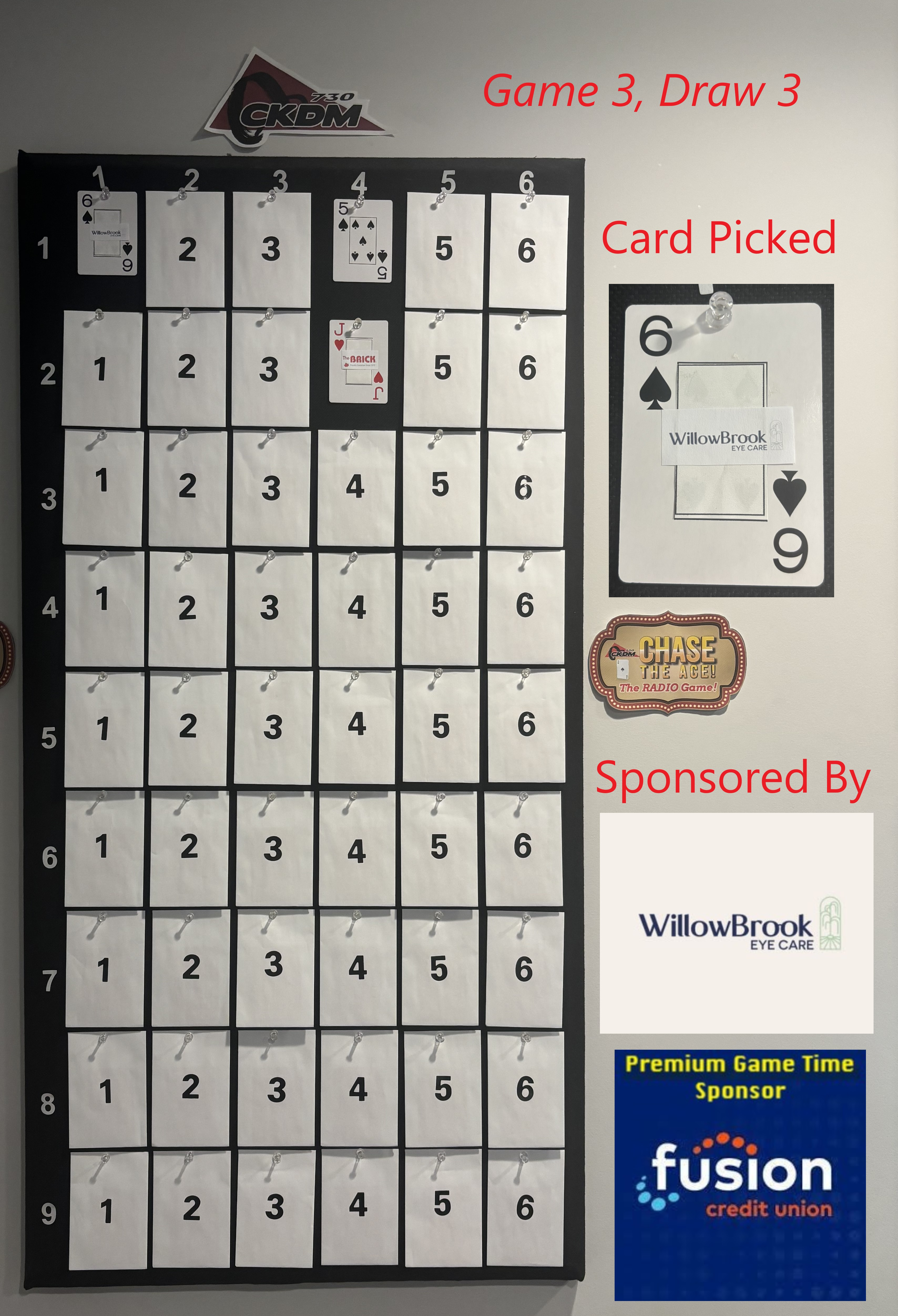Tuesday, August 24th, Game 3 - Draw 3