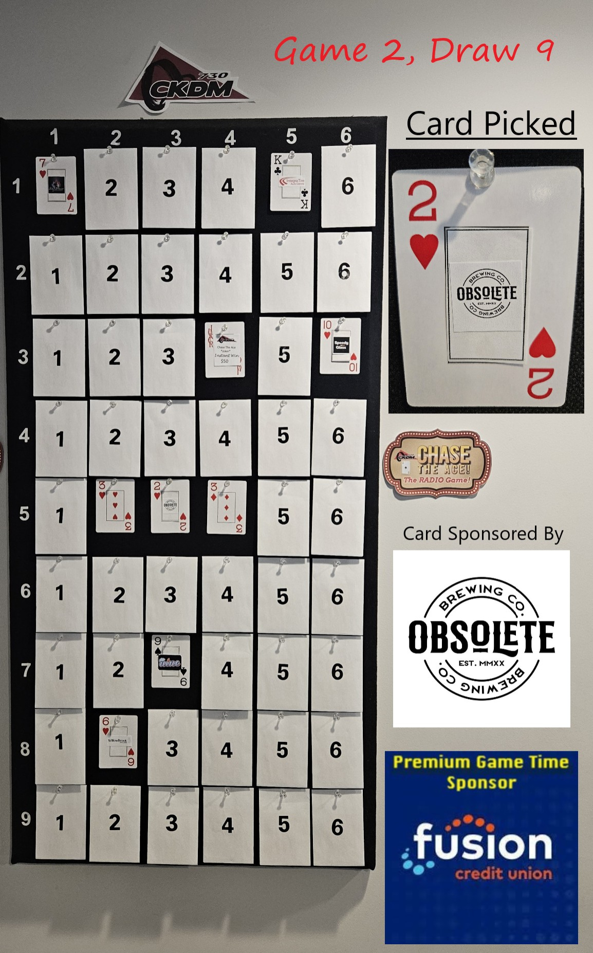 Friday, July 31st: Game 2 - Draw 9