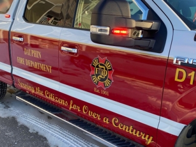 Dauphin Fire Battles Blaze in City