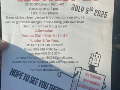 Eddystone to hold outdoor music festival