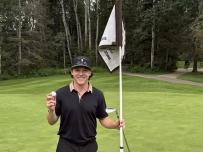 Gilbert Plains' Gaber Does It On The Ice & The Course: What A Shot 