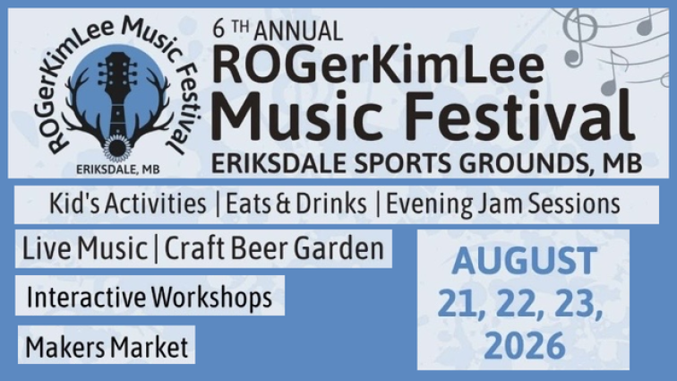 ROGerKimLee Music Festival in Eriksdale