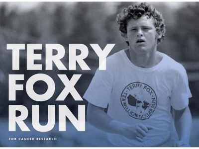 Small but enthusiastic Terry Fox run crowd