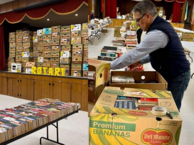 Record Numbers At Rotary Book Sale