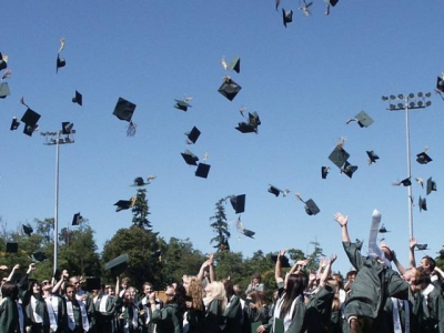 Saturday a busy day for high school grads